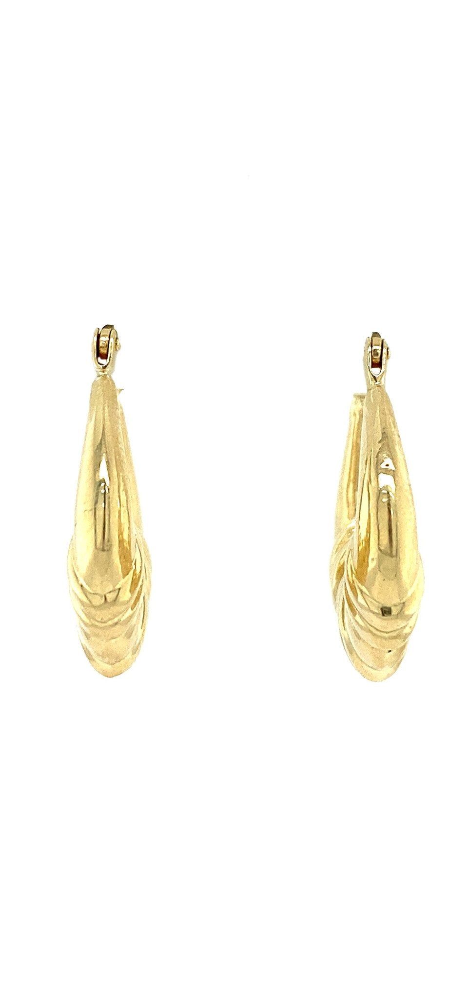 Vintage 14K Gold Hoop Earrings